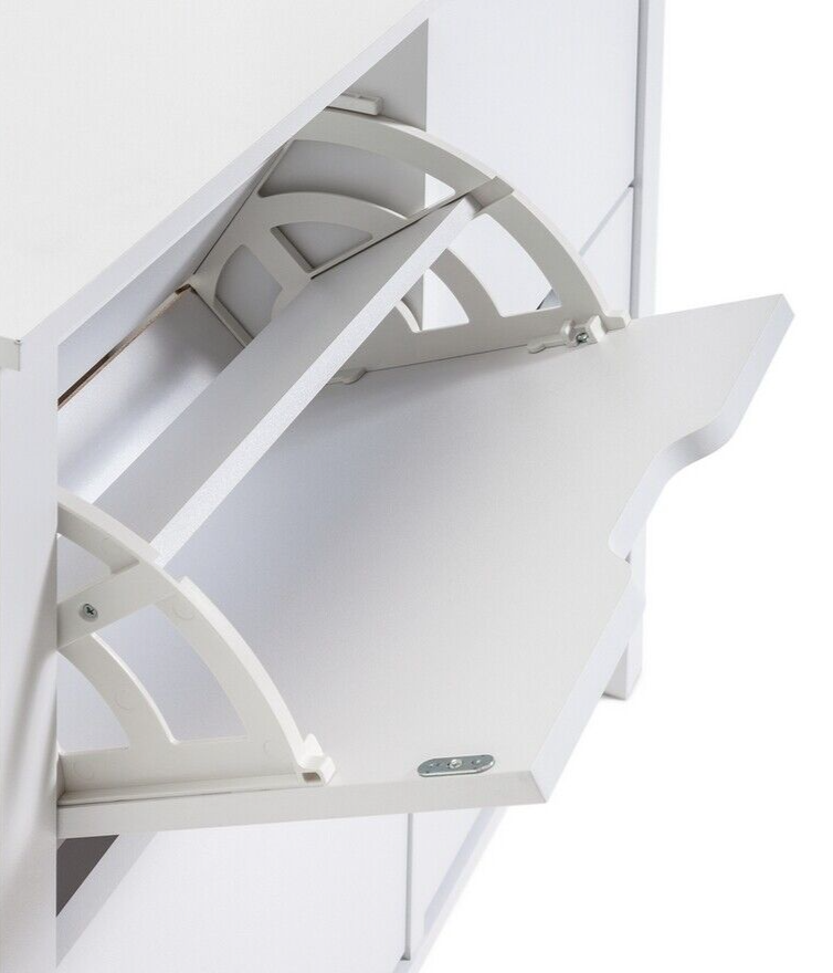 Habitat Compton 4 Shelf Shoe Storage Cabinet - White ( B Grade 36824 - 36825 )