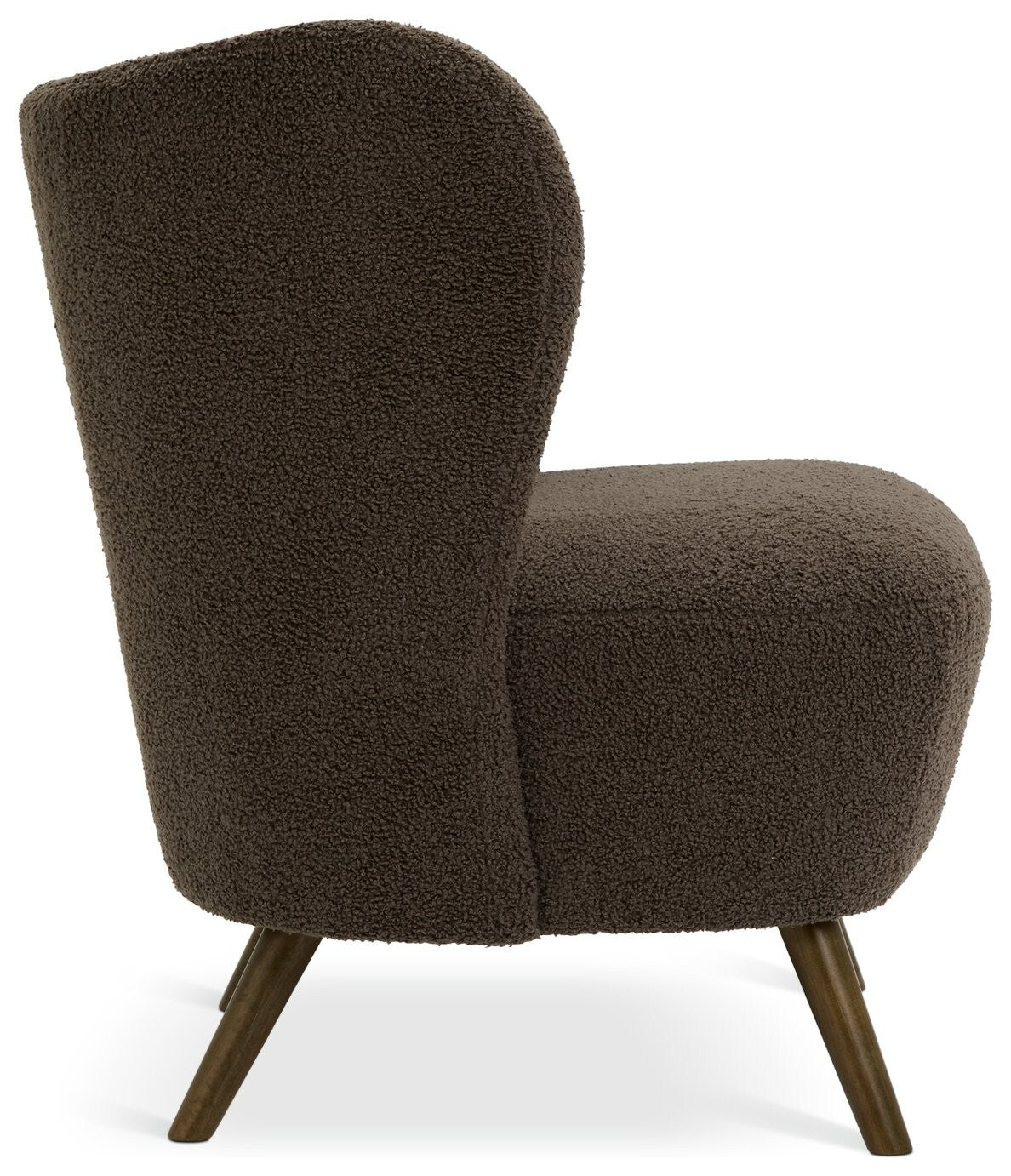 Cory Boucle Accent Chair - Brown