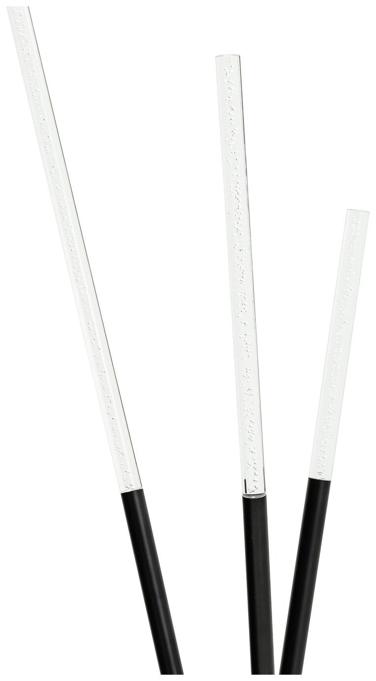 LED Bubble Floor Lamp - Black