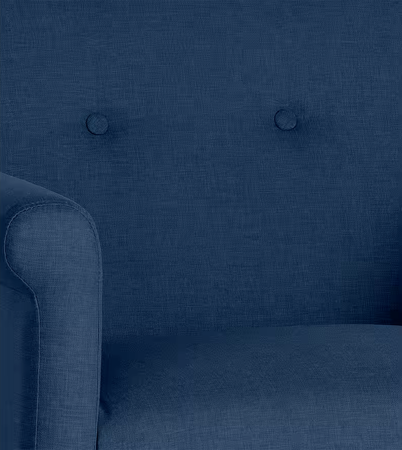 Evie Fabric Armchair in a Box - Navy