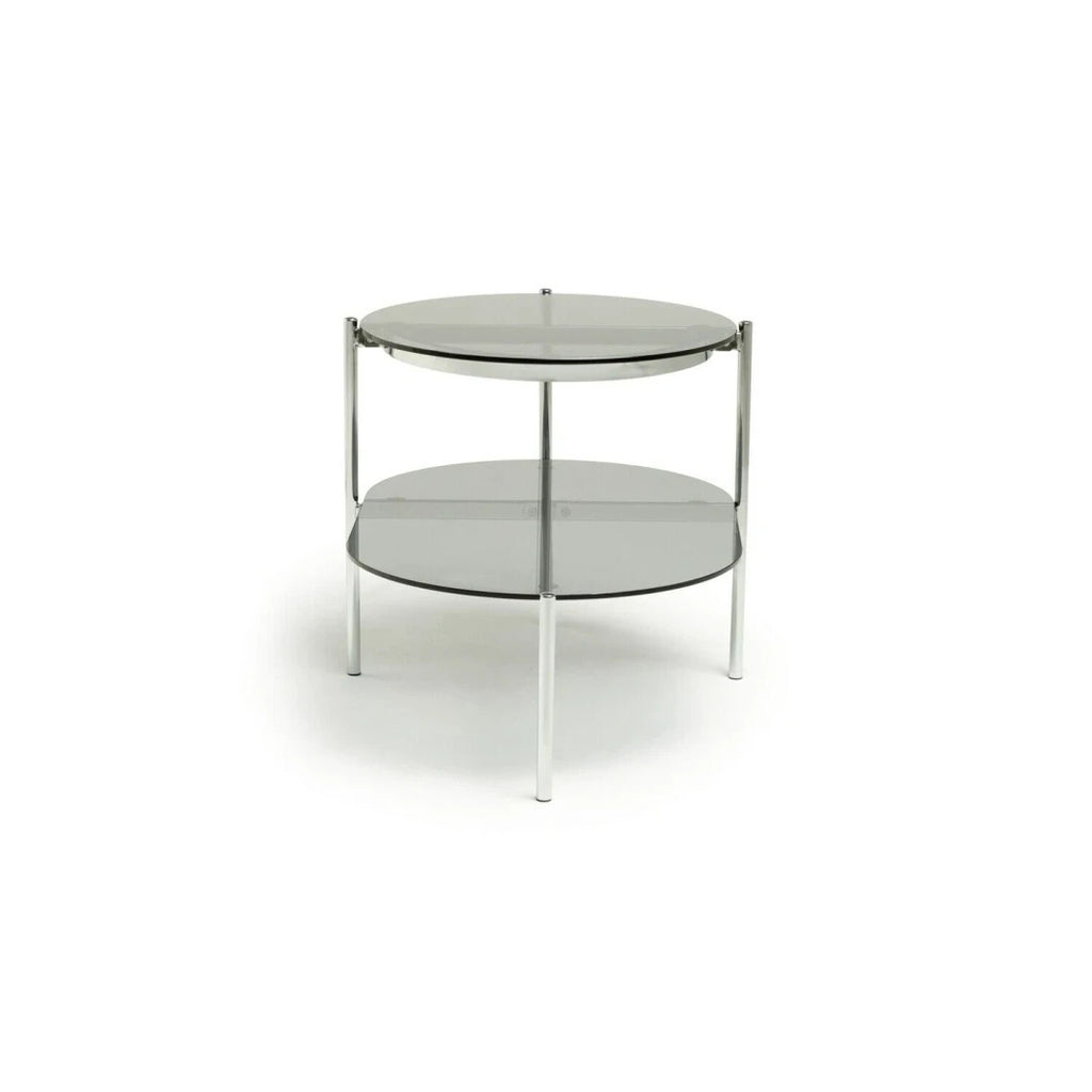 Habitat Neo Tiered Side Table - Chrome