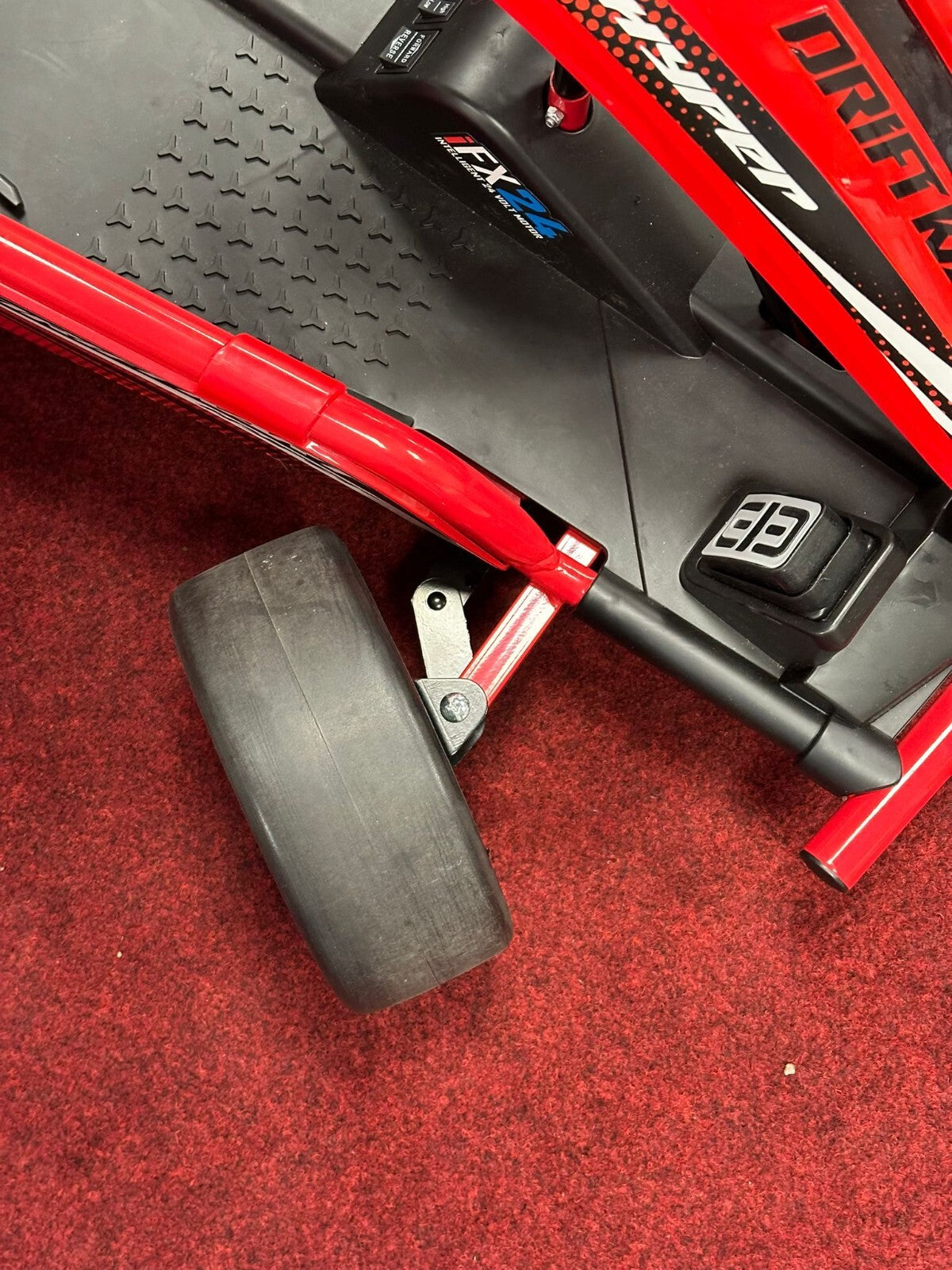 Hyper Drift Go Kart 24V Electric Ride On - Red (B)