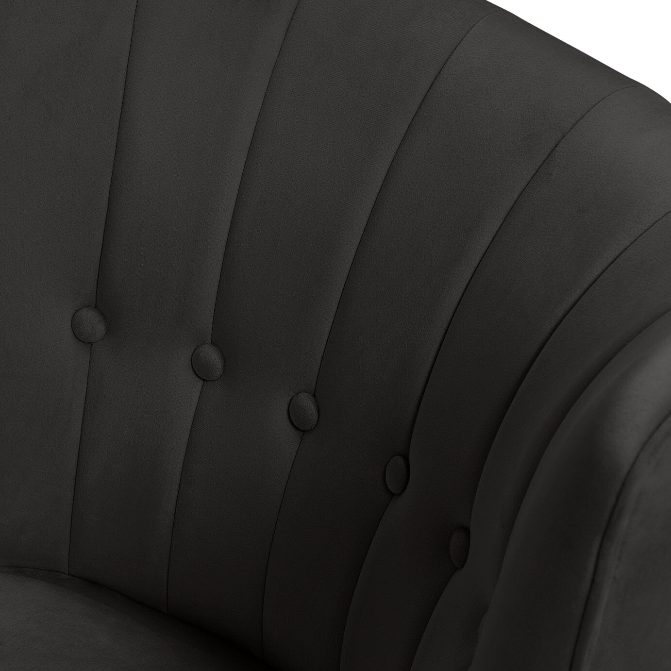 Habitat Alexis Velvet Cocktail Chair - Charcoal