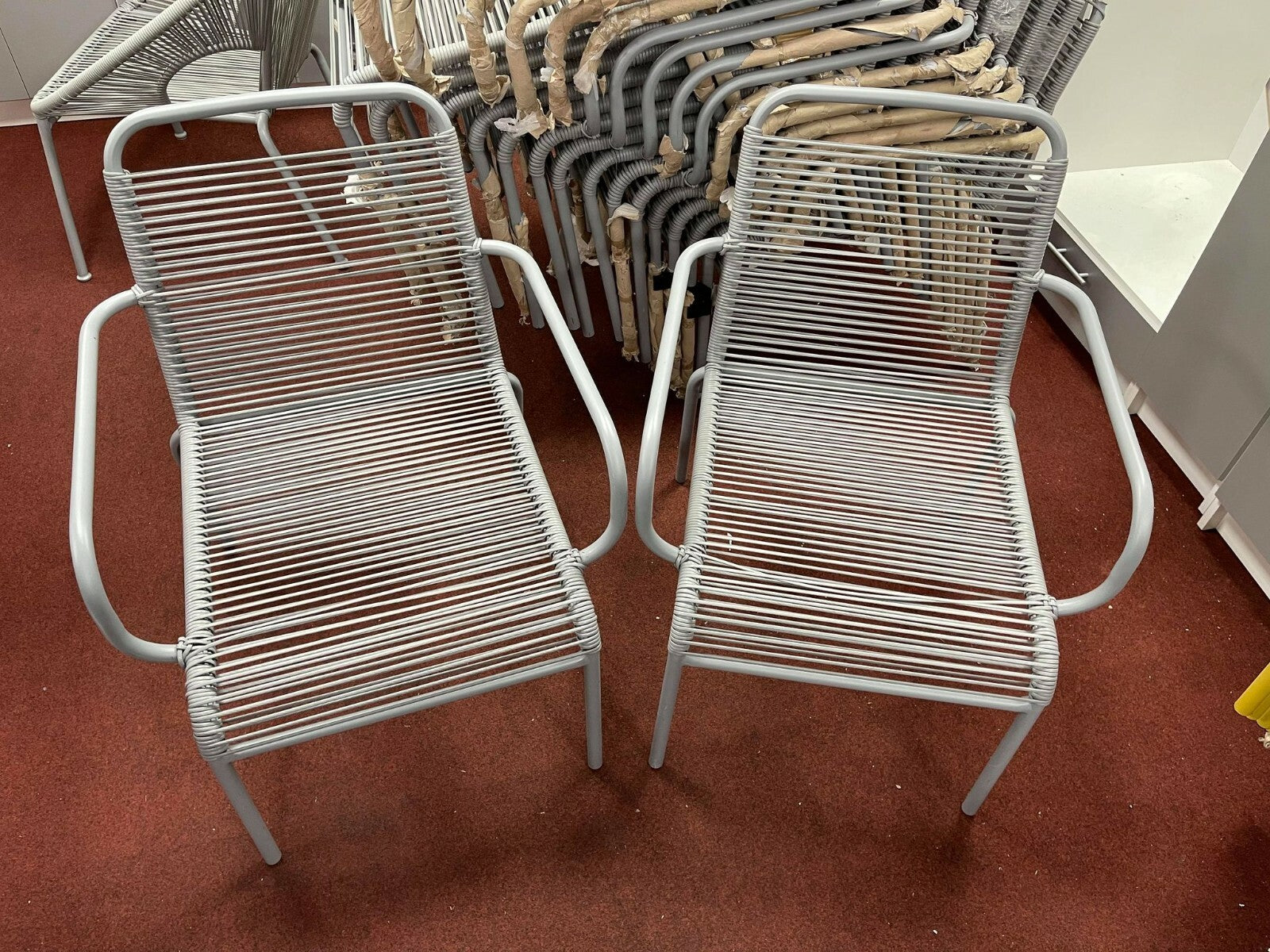 Ipanema garden chairs grey x2