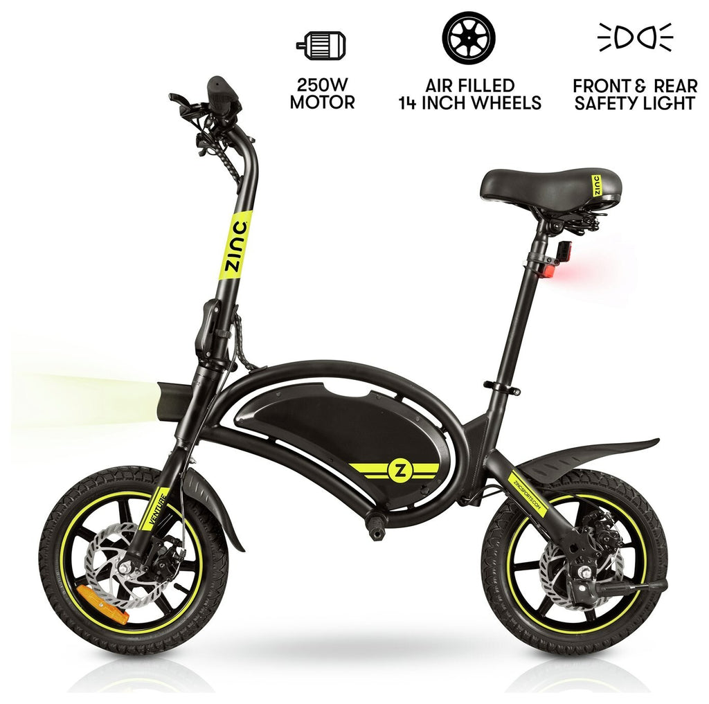 Zinc Venture 14inch Wheels Adult Folding Electric Scooter