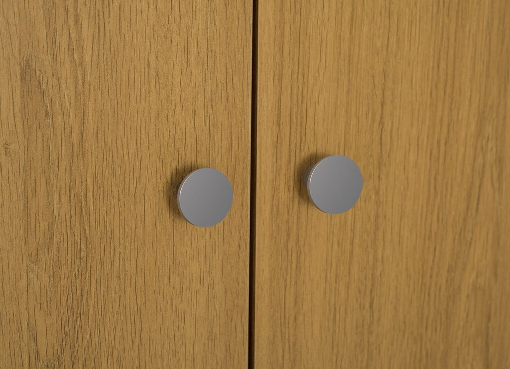 Seville 2 Door Open Shelf Wardrobe - Oak Effect ( B Grade 32586 )