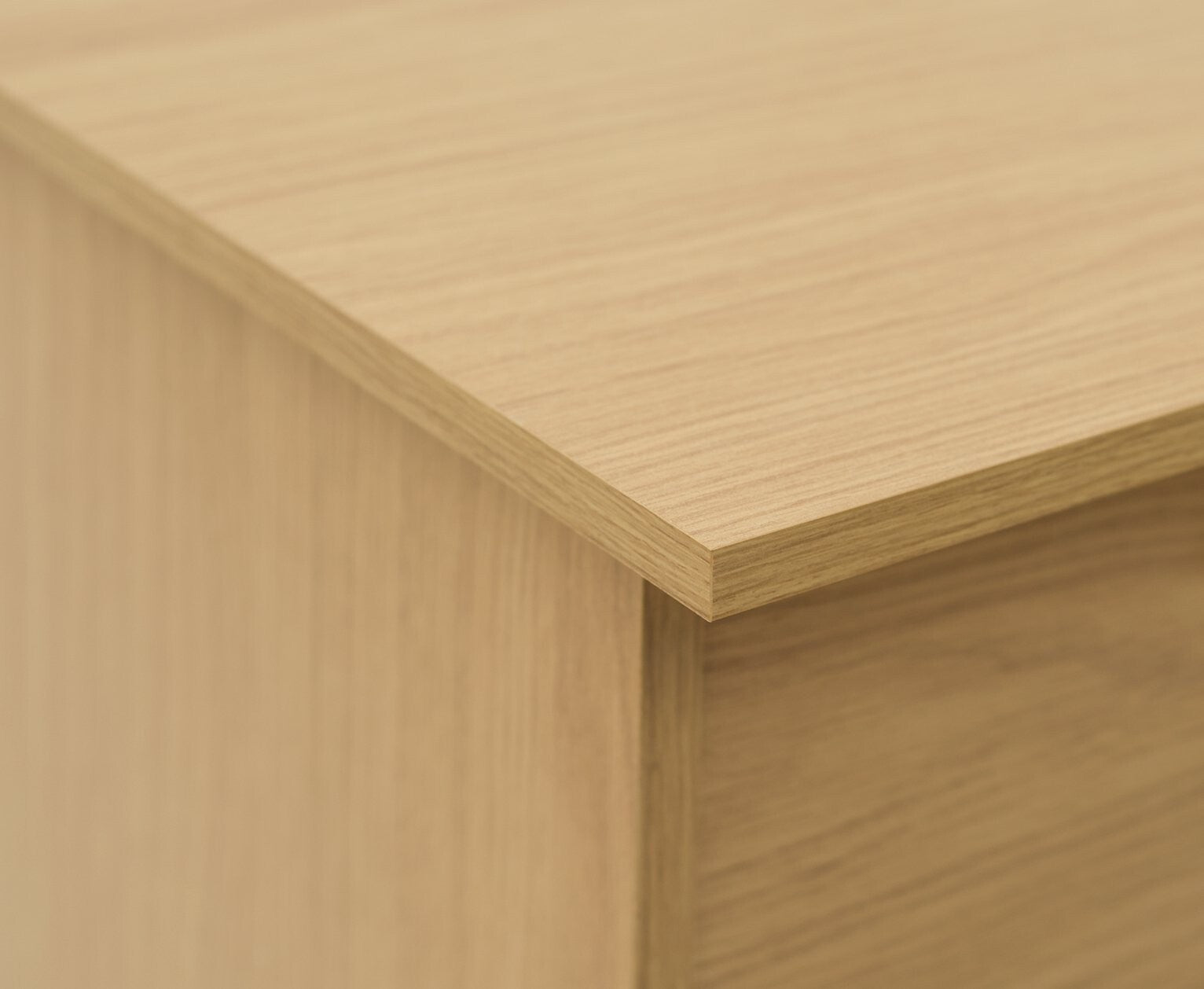 Malibu 3 Drawer Office Desk - Oak Effect ( B Grade )