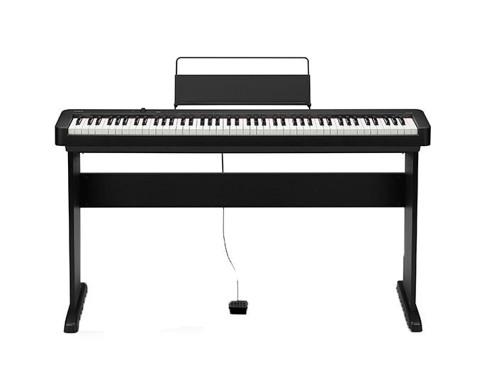 Casio CDP-S110BKST Digital Piano with Stand | 88 Key Compact Keyboard Black