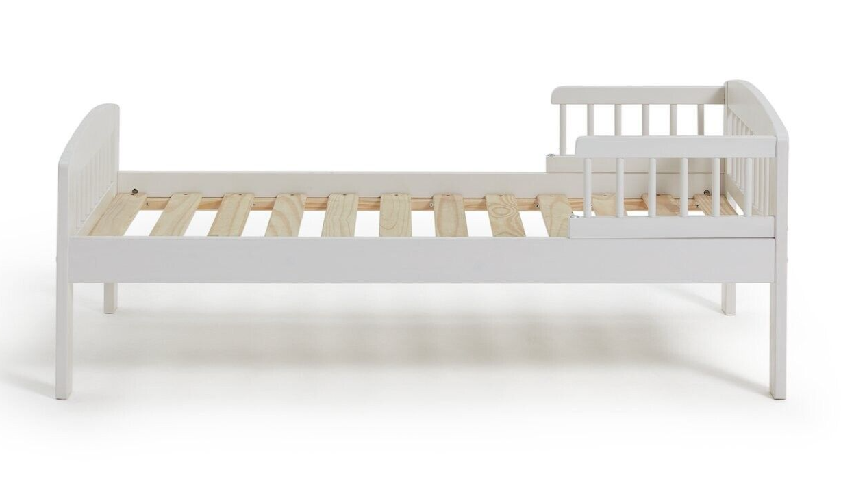 Jesse White Toddler Bed Frame ( B Grade )