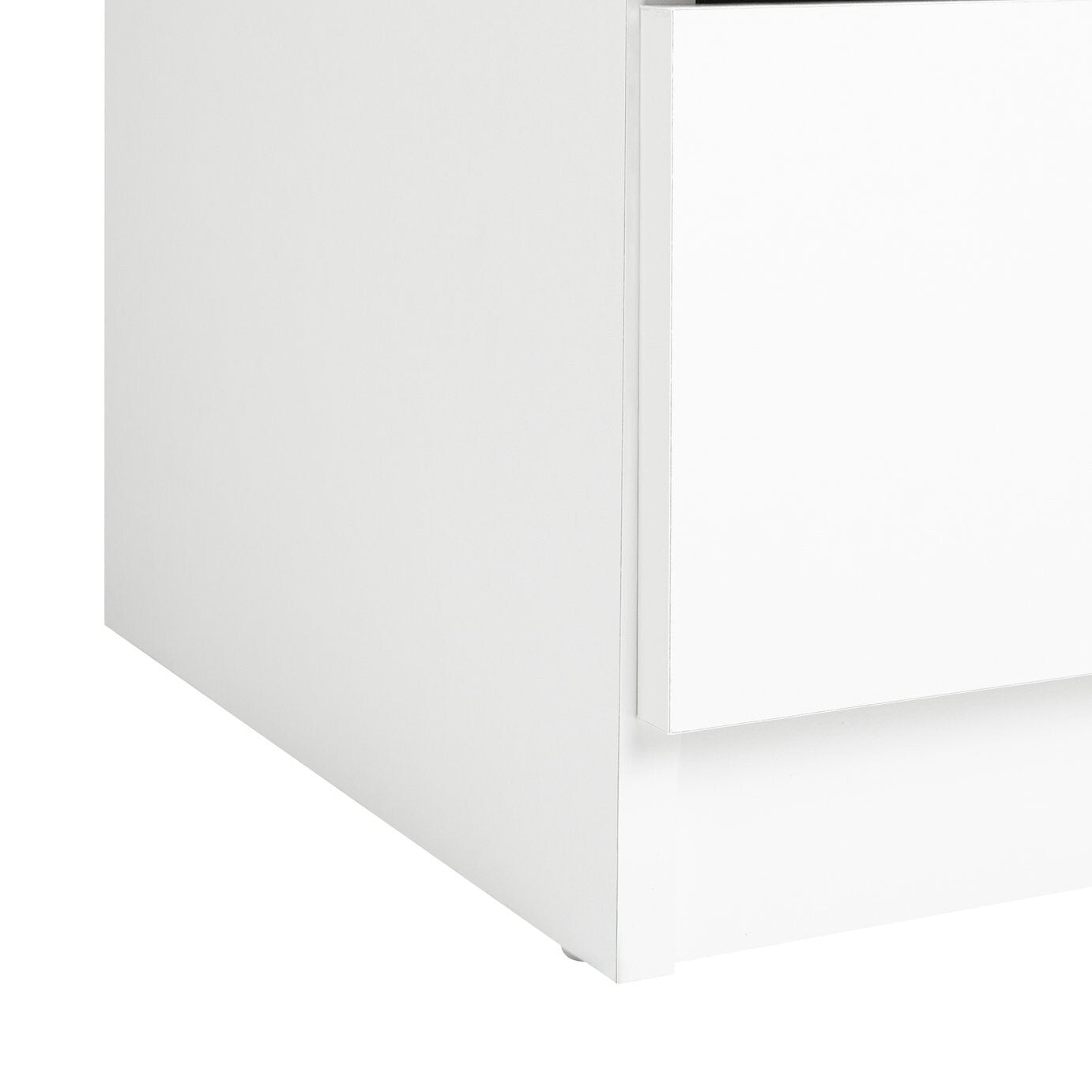 Home Brisbane 8 Drawer Chest - White ( B Grade  56428 )