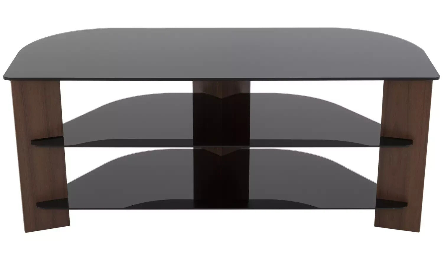 AVF Wood Effect Up to 55 Inch TV Corner Stand Black | Entertainment Furniture