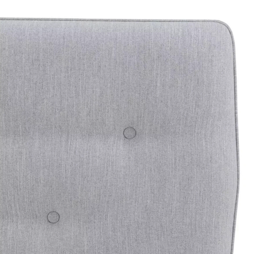 Skandi Small Double Headboard - Light Grey