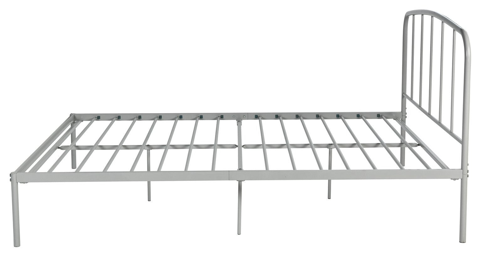 Freja Double Metal Bed Frame - Silver ( B Grade 13946 )