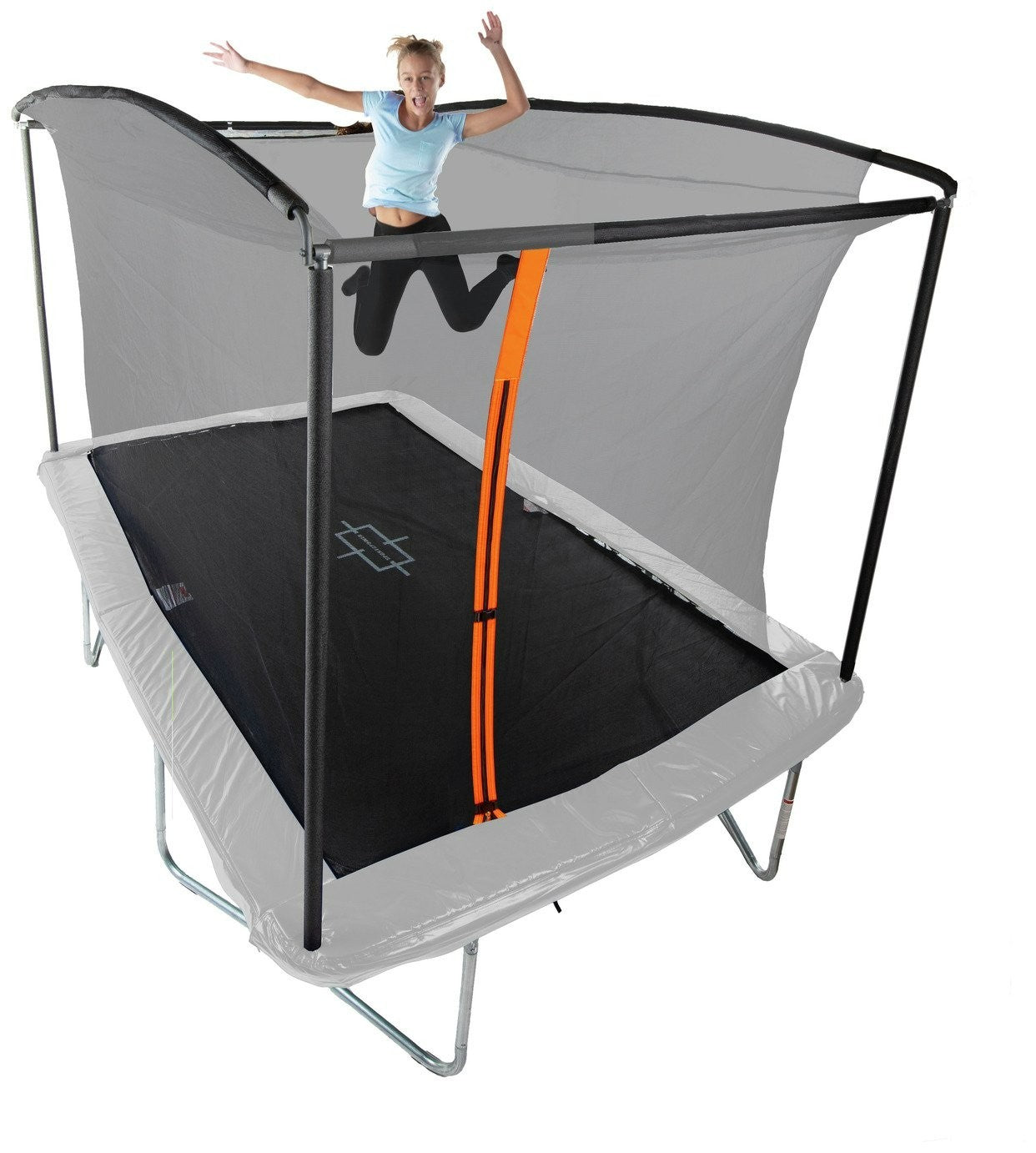 12x8ft Rectangular Trampoline | Outdoor Rectangular Trampoline