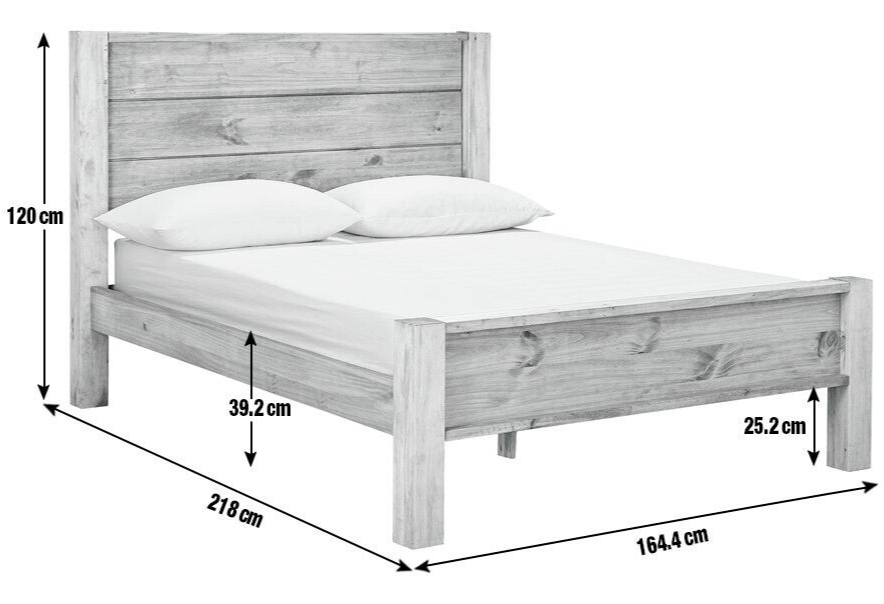 Habitat Fairfield Kingsize Wooden Bed Frame - Pine