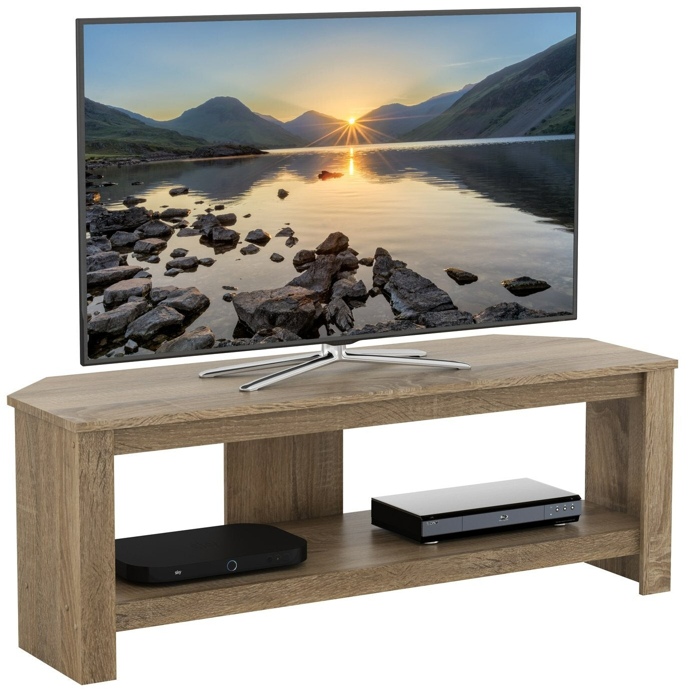 AVF Up to 55 Inch TV Stand - Light Wood