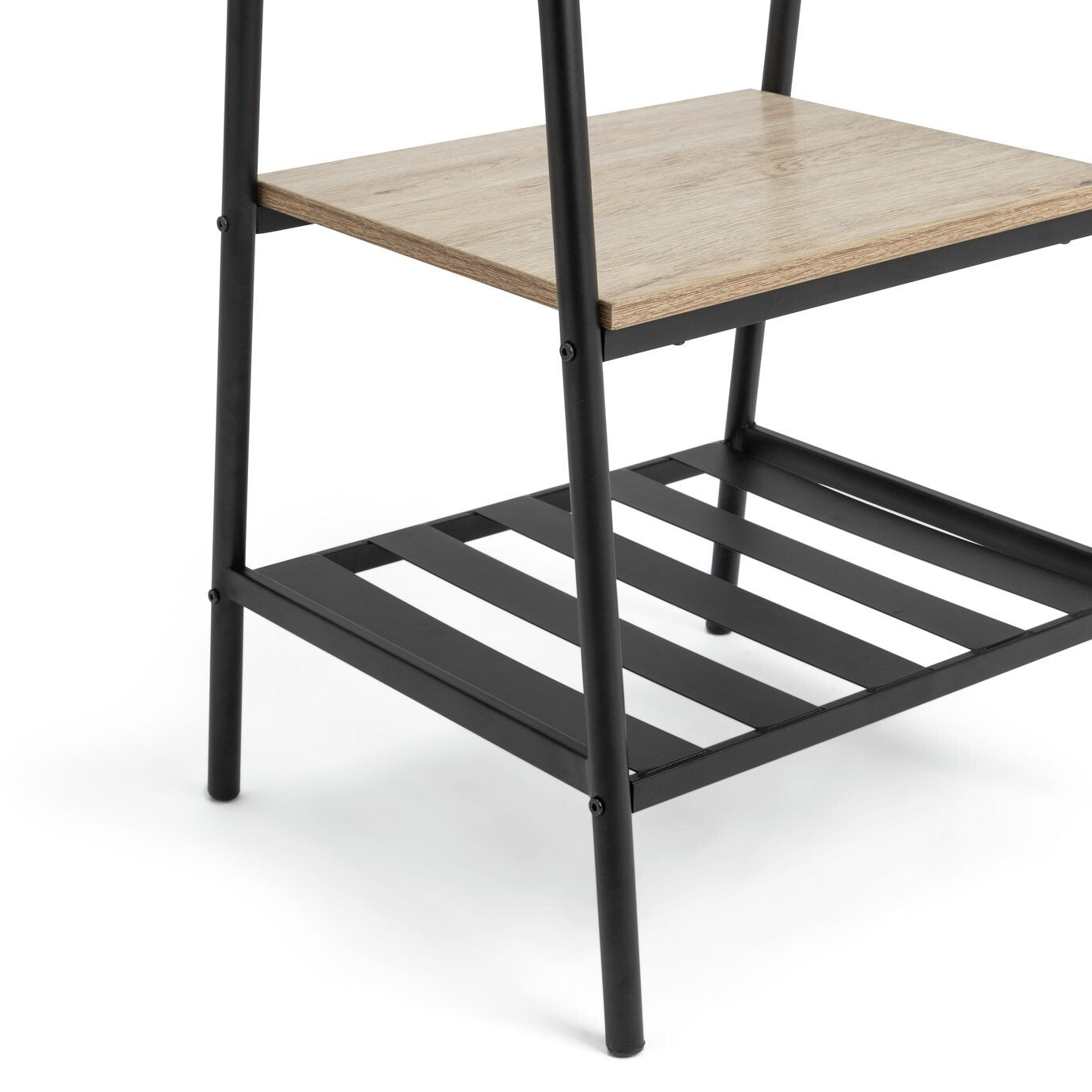Habitat Turner Single Clothes Rail - Black