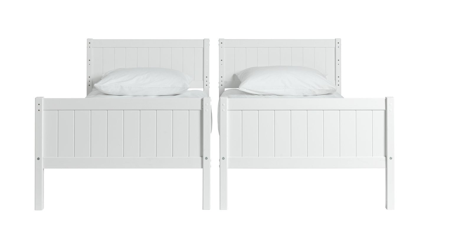 Detachable Bunk Bed-White | Convertible bunk bed