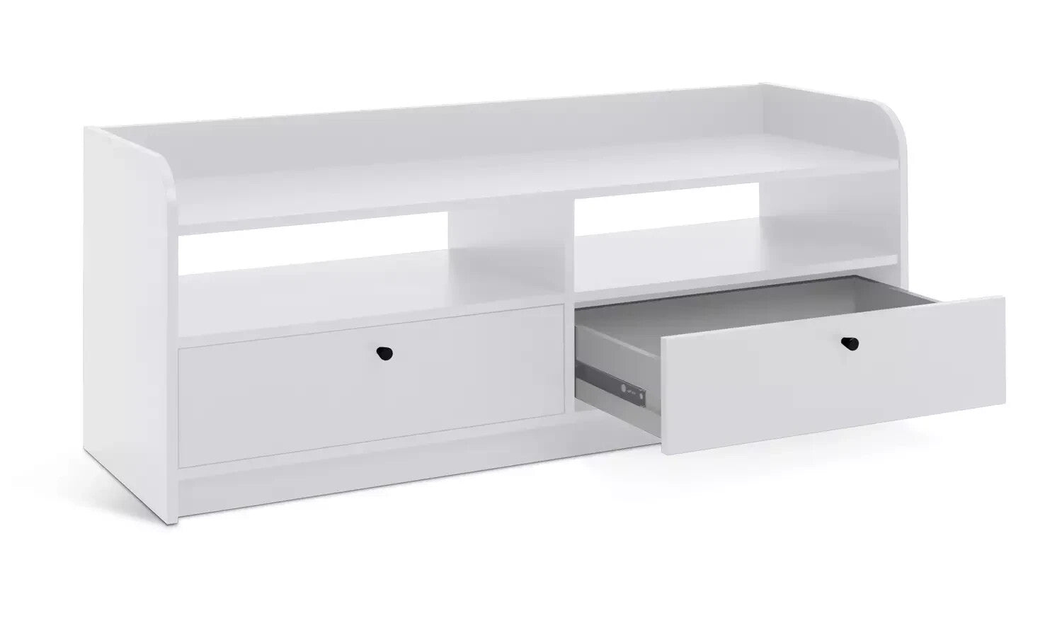 Arran 2 Drawer TV Unit - White