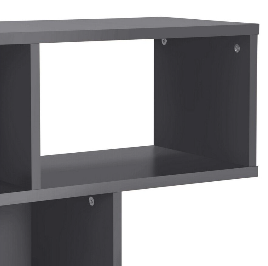 Cubes Wide Bookcase - Grey