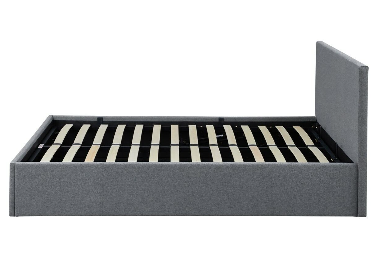 Heathdon Double End Lift Ottoman Bed - Grey