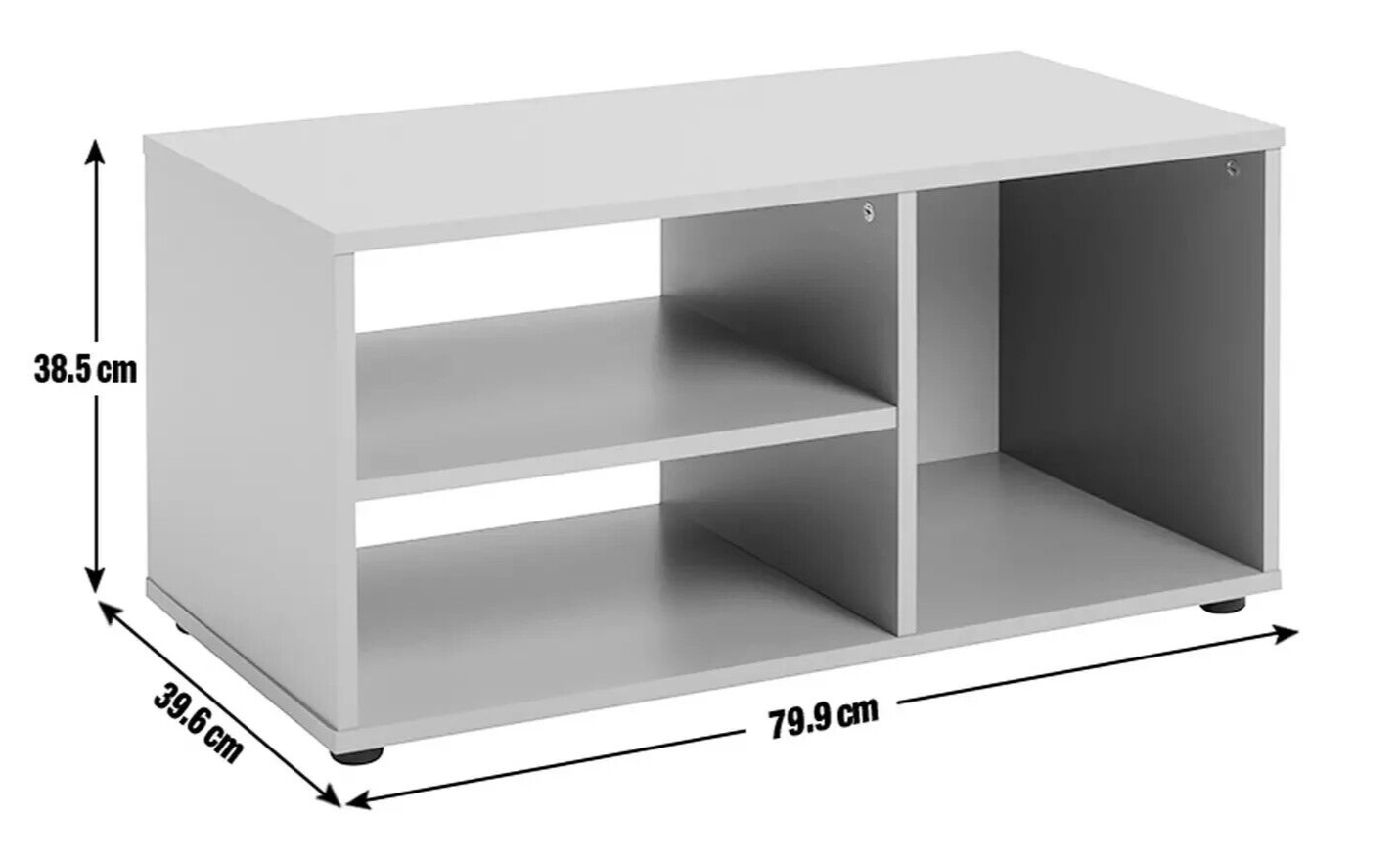 Malibu TV Unit - Black 80cm