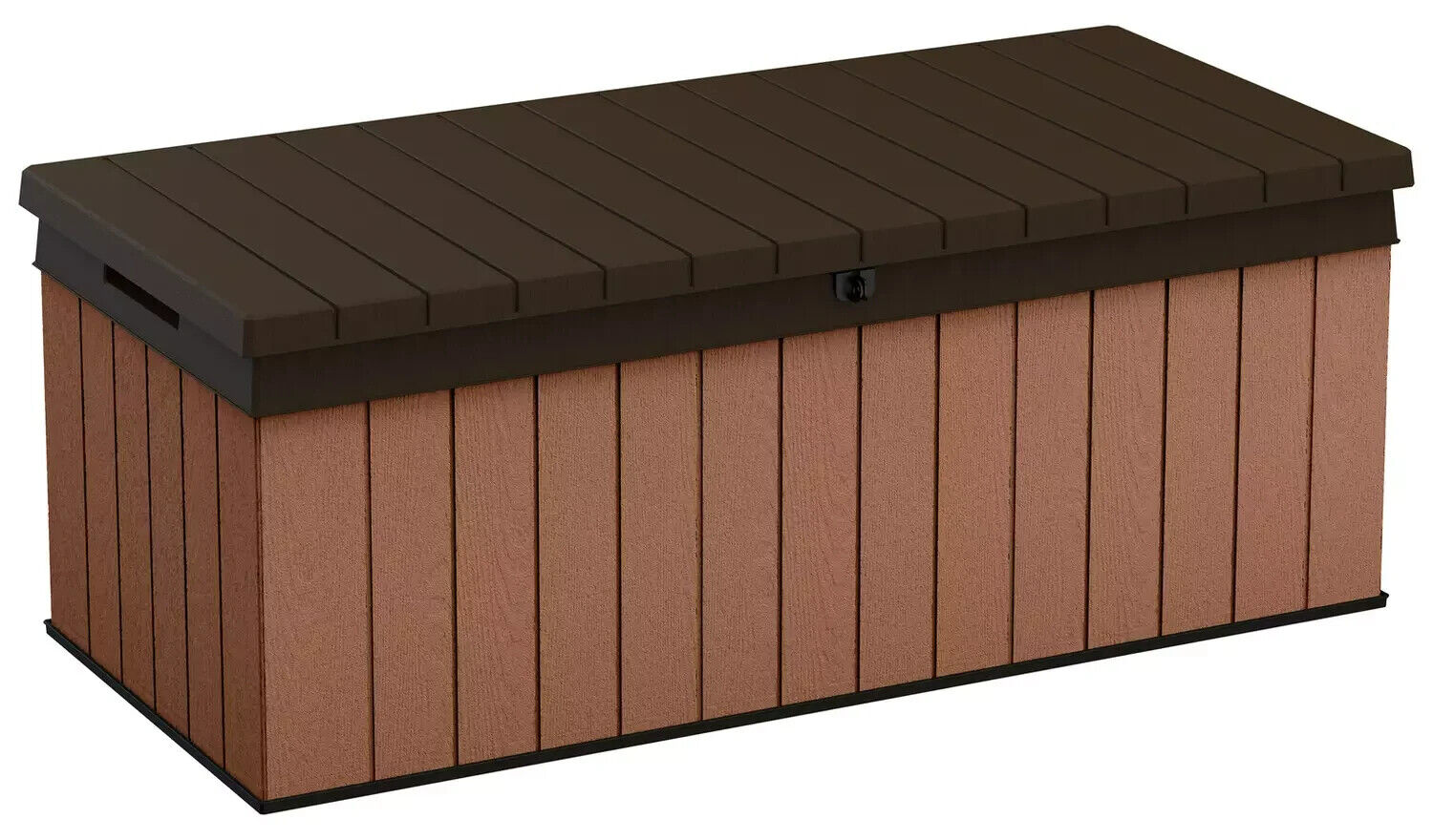 Keter Darwin 380L Outdoor Garden Storage Box - Brown