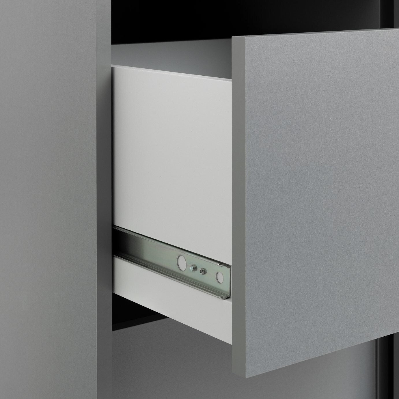 Malibu 1 Door Sliding Wardrobe - Grey