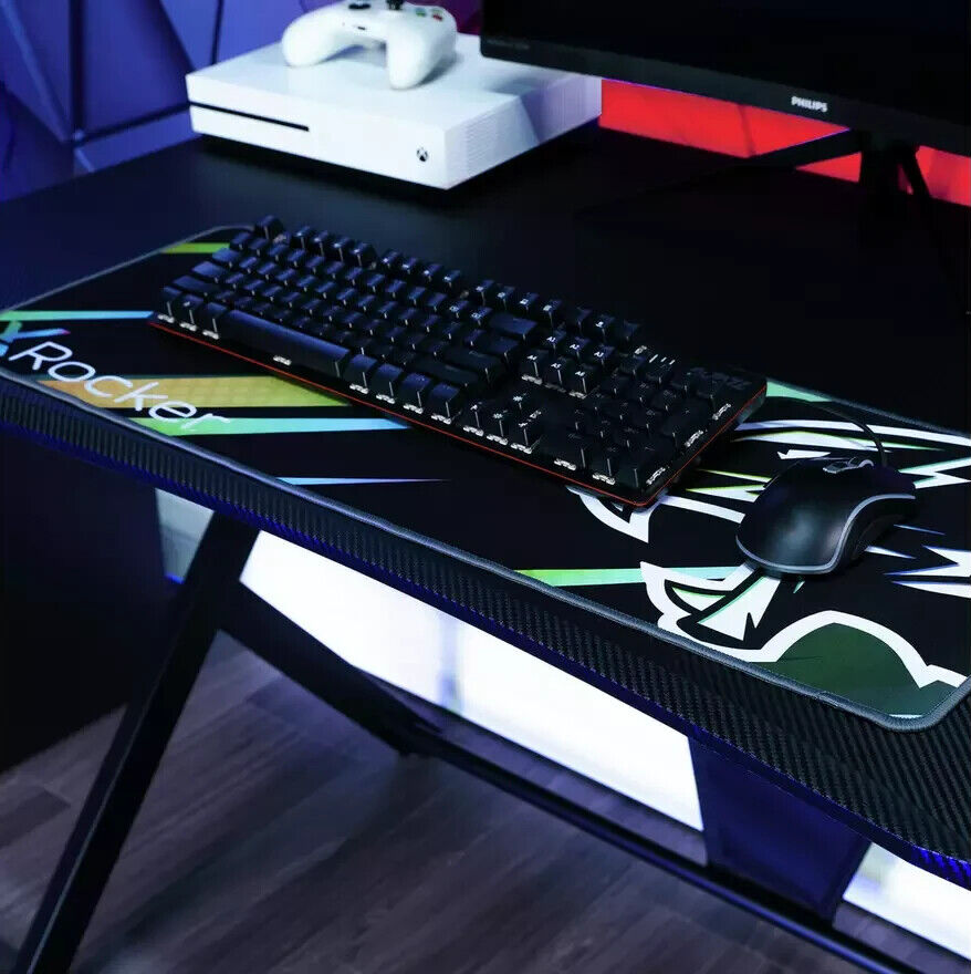X Rocker Arteon RGB App Controlled LED Gaming Desk