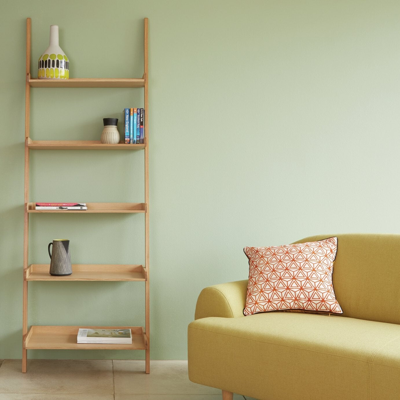 Habitat Jessie Tall Shelving Unit - Oak | Storage Unit for Living Room or Office