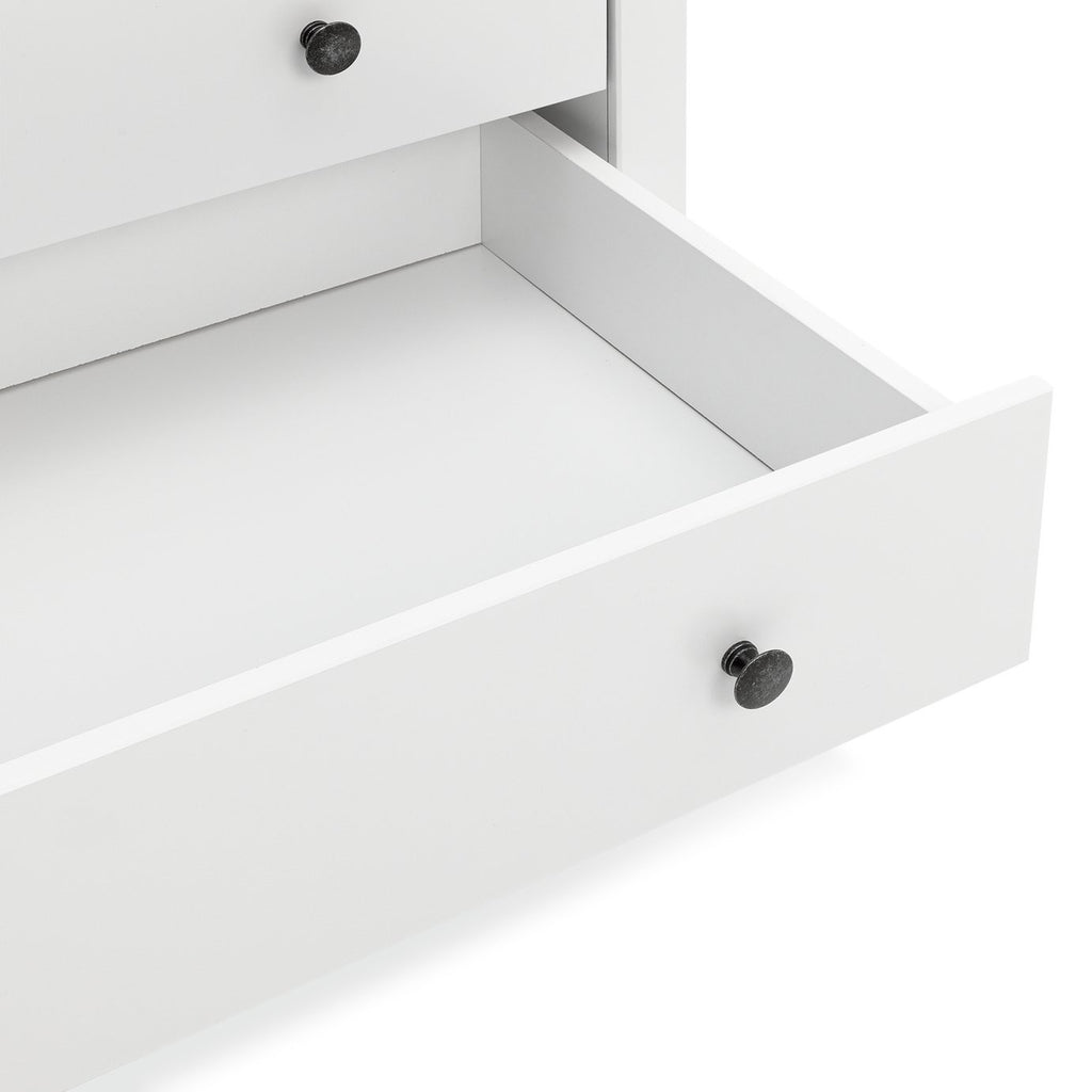 Minato 2 Door 2 Drawer Wardrobe - White ( B Grade )