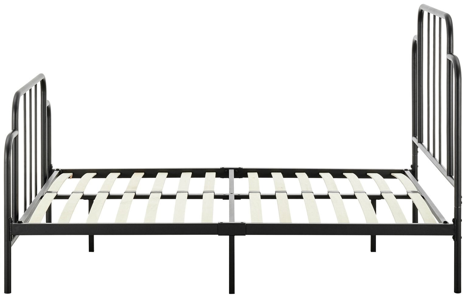 Habitat Jacques Kingsize Metal Bed Frame - Black | Strong Durable Frame Bedroom