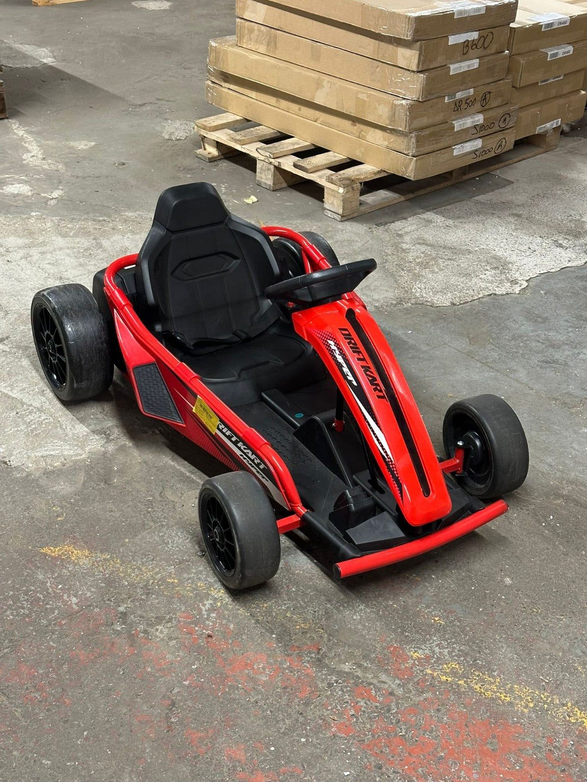 Hyper Drift Go Kart 24V Electric Ride On - Red ( B Grade )