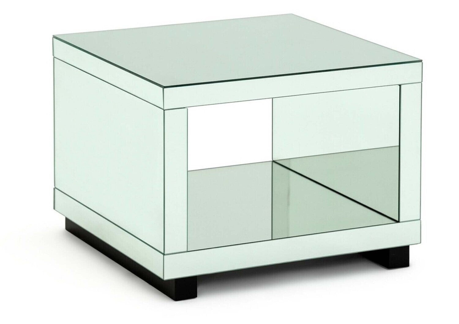 Habitat Sylvie Mirrored Coffee Table - White | Modern Living Room Furniture