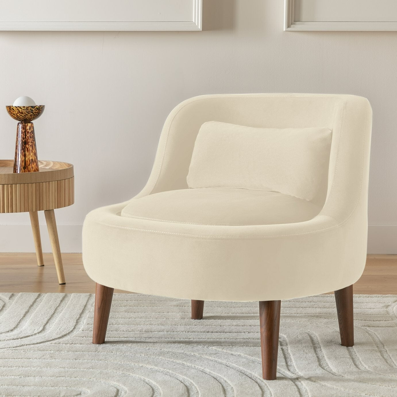Beckett Fabric Armchair - Natural