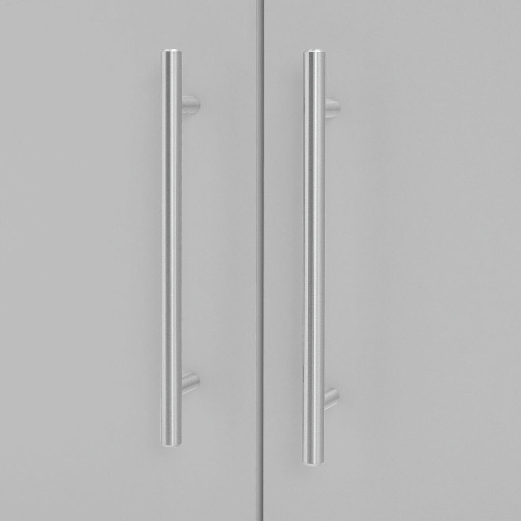 Brisbane 2 Door Shoe Storage Cabinet - Grey ( B Grade 34065 - 34066 )