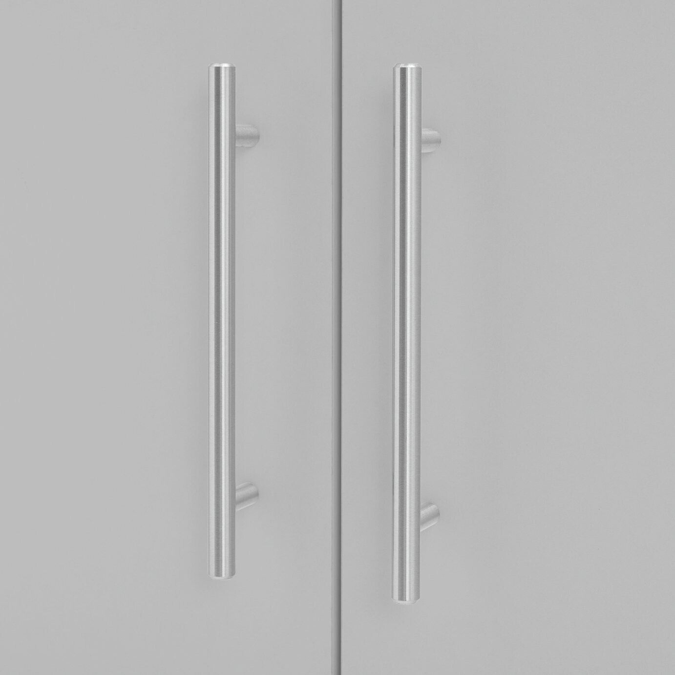 Brisbane 2 Door Shoe Storage Cabinet - Grey ( B Grade 34065 - 34066 )