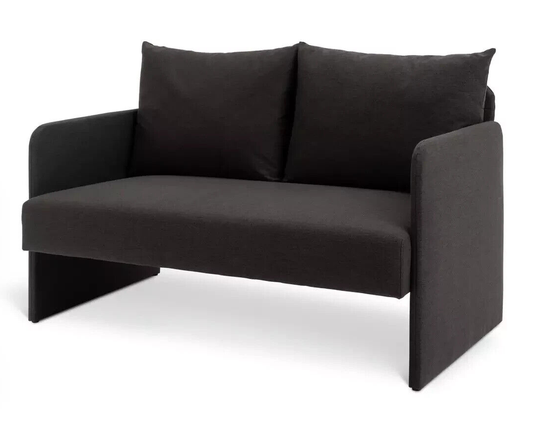 Dixon Small Fabric 2 Seater Sofa in a Box - Grey
