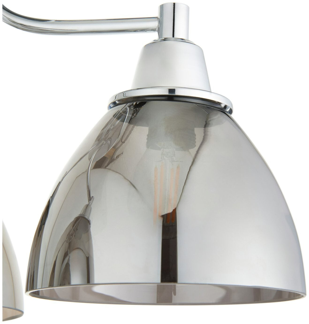 Shore Light Bartlett Metal 3 Light Ceiling Light- Smoke Grey