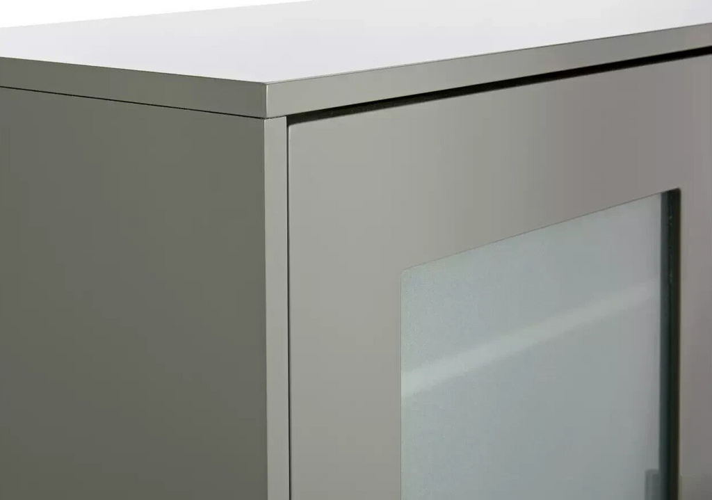 2 Door Lydiard Storage Shoe Cabinet - Grey