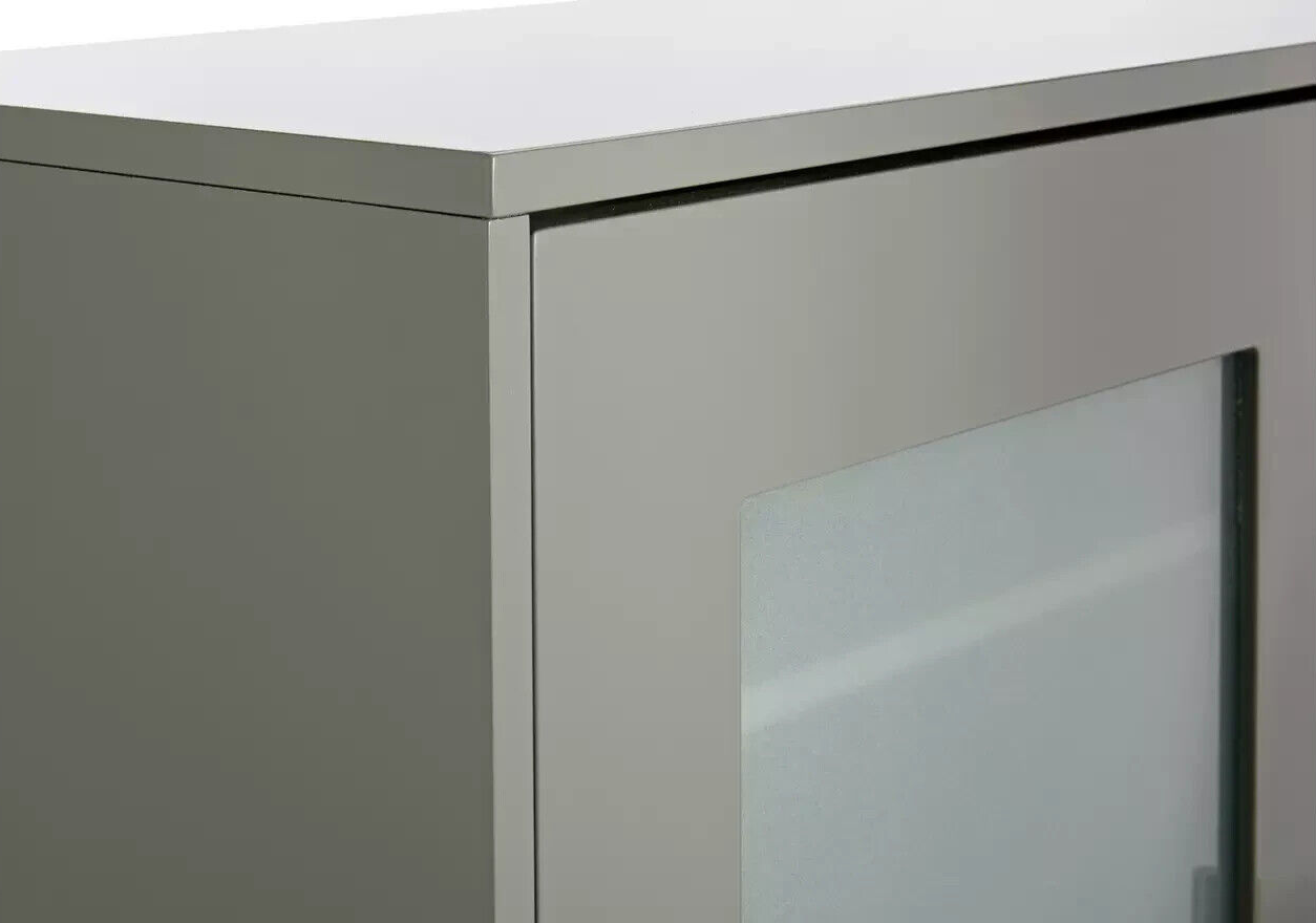 2 Door Lydiard Storage Shoe Cabinet - Grey