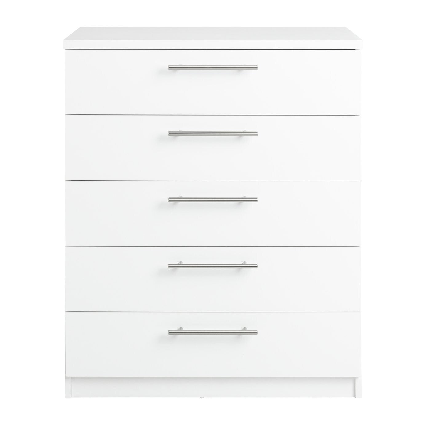 Brisbane 5 drawers Chest â€“ White ( B Grade )