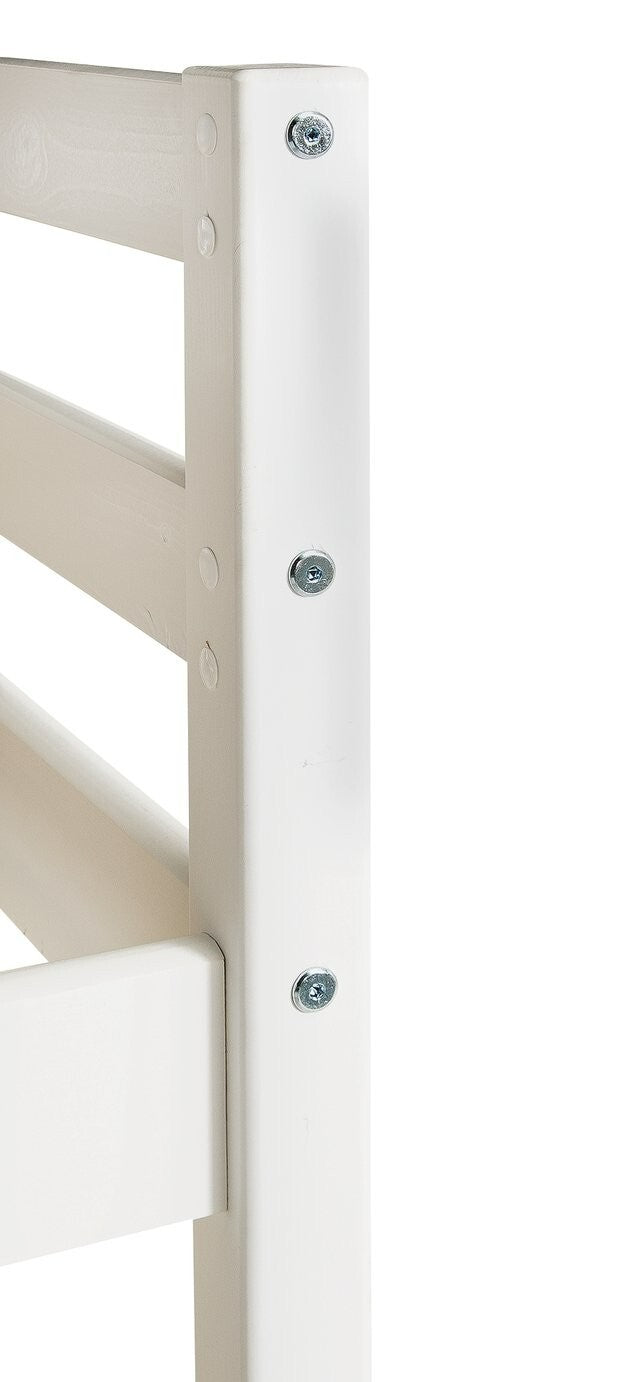 Kaycie Mid Sleeper Single Bed Frame - White