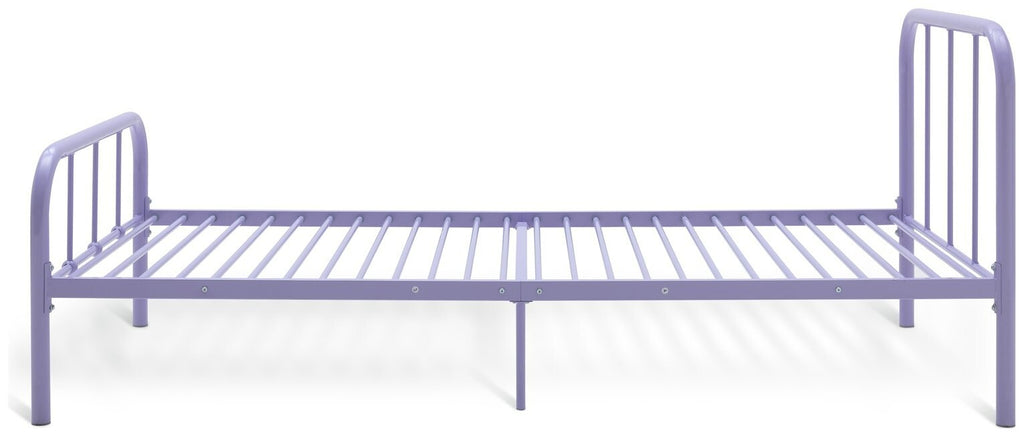 Charlie Single Metal Bed Frame - Lilac