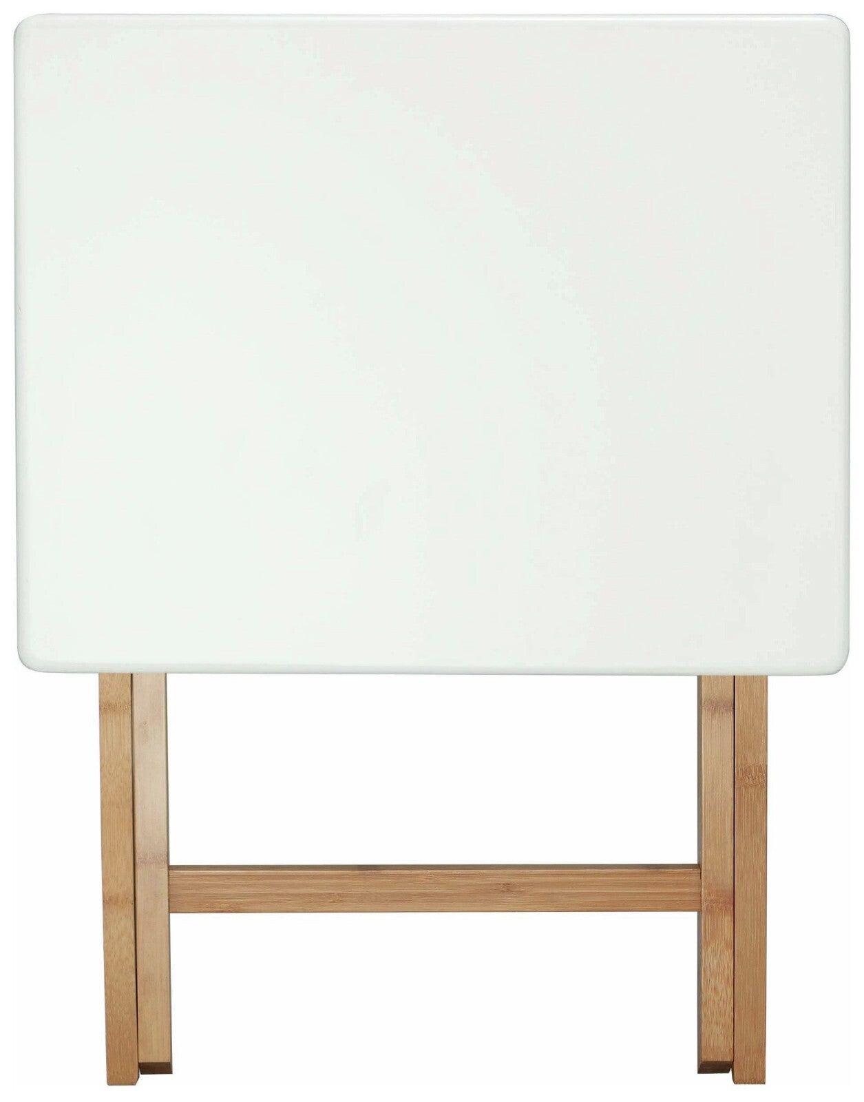Habitat Drew Folding Bamboo 2 Seater Table - White ( B Grade 37470 )