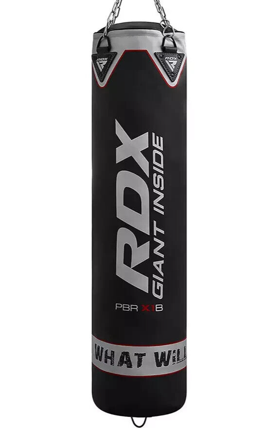 RDX X1 17 Piece 4ft Punch Bag Set | Boxing Set Gloves Wall Bracket Training