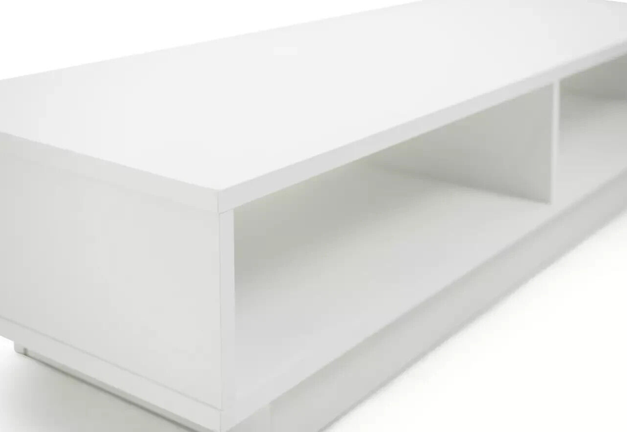 Home Cubes Large TV Unit White | Modern Media Cabinet Living Room Entertainment