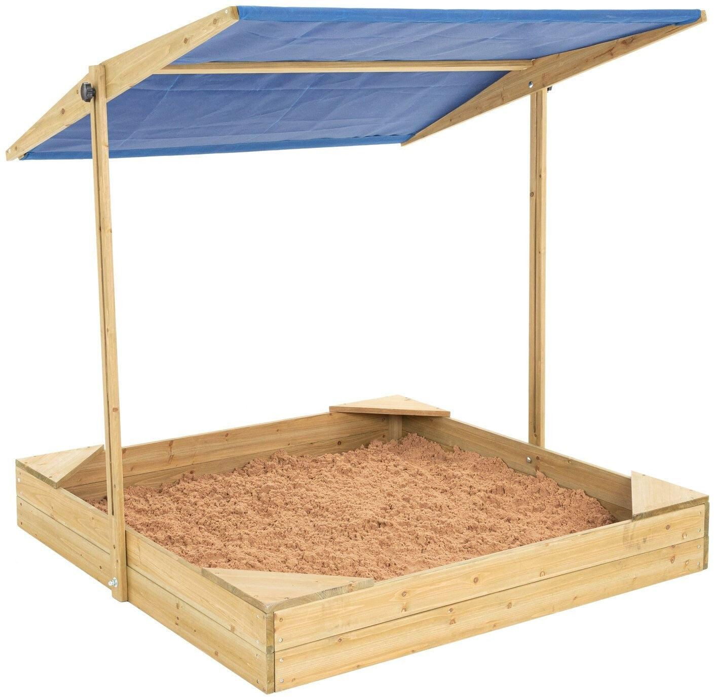 TP Toys Wooden Sandpit With Canopy
