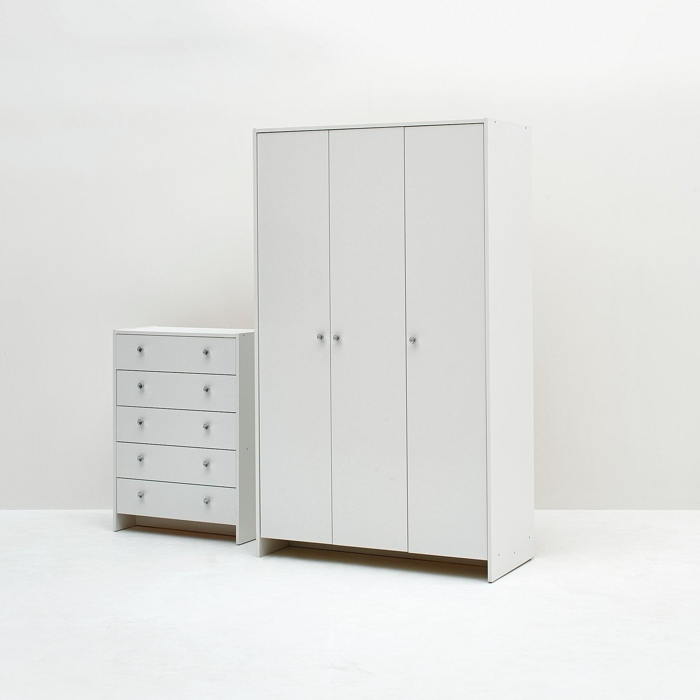 Home Seville 3 Door Wardrobe - White ( B Grade )