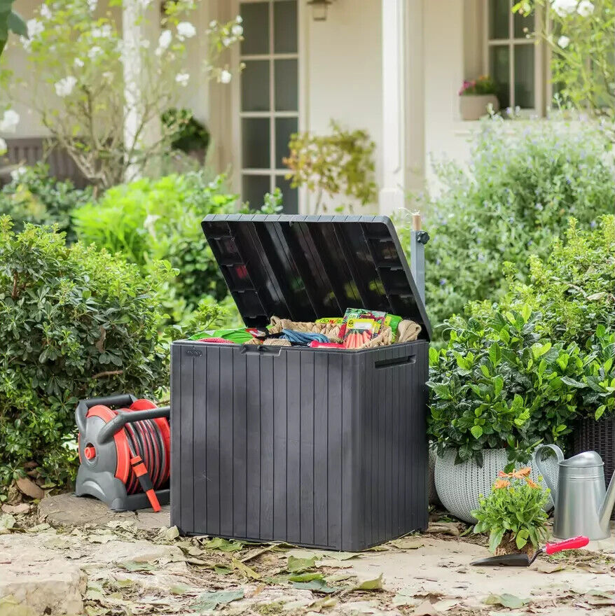 Keter City 113L Outdoor Garden Storage Box - Grey